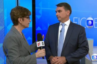 Em entrevista após debate, Flávio Bolsonaro diz que vai zerar o desmatamento ilegal e quer órgãos ambientais sem 'travas ideológicas'