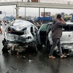 Engavetamento na Via Dutra, na Baixada Fluminense, deixa 1 morto
