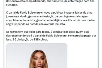 Erika Hilton aciona TSE contra canal “Tropa do Flávio” no WhatsApp
