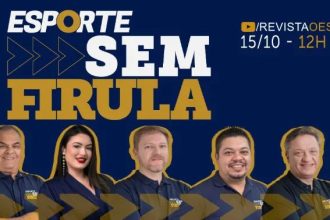 Esporte sem Firula: assista ao programa de 15/10/2026