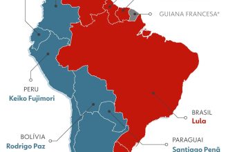 Esquerda x direita: veja como está o MAPA da América do Sul após a reeleição de Lula