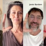 Estrelas de Hollywood fazem o L e pedem voto em Lula