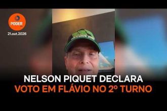 Ex-piloto de F1 Nelson Piquet declara voto em Flávio no 2º turno
