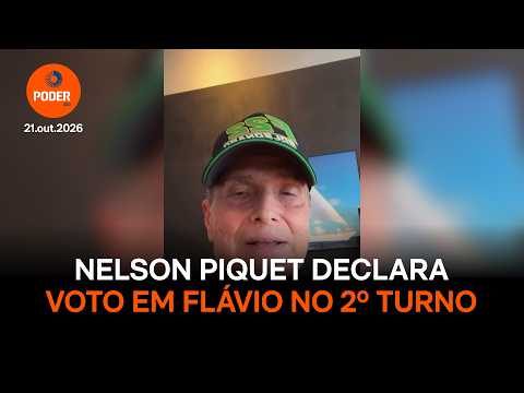 Ex-piloto de F1 Nelson Piquet declara voto em Flávio no 2º turno