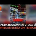 Fernanda Bolsonaro grava vídeo no mercado: “Preços estão um terror”