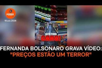 Fernanda Bolsonaro grava vídeo no mercado: “Preços estão um terror”