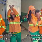 Fim da escala 6x1: garis viralizam com vídeo comemorando a mudança
