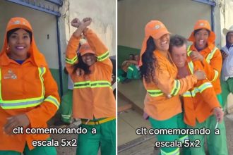 Fim da escala 6x1: garis viralizam com vídeo comemorando a mudança