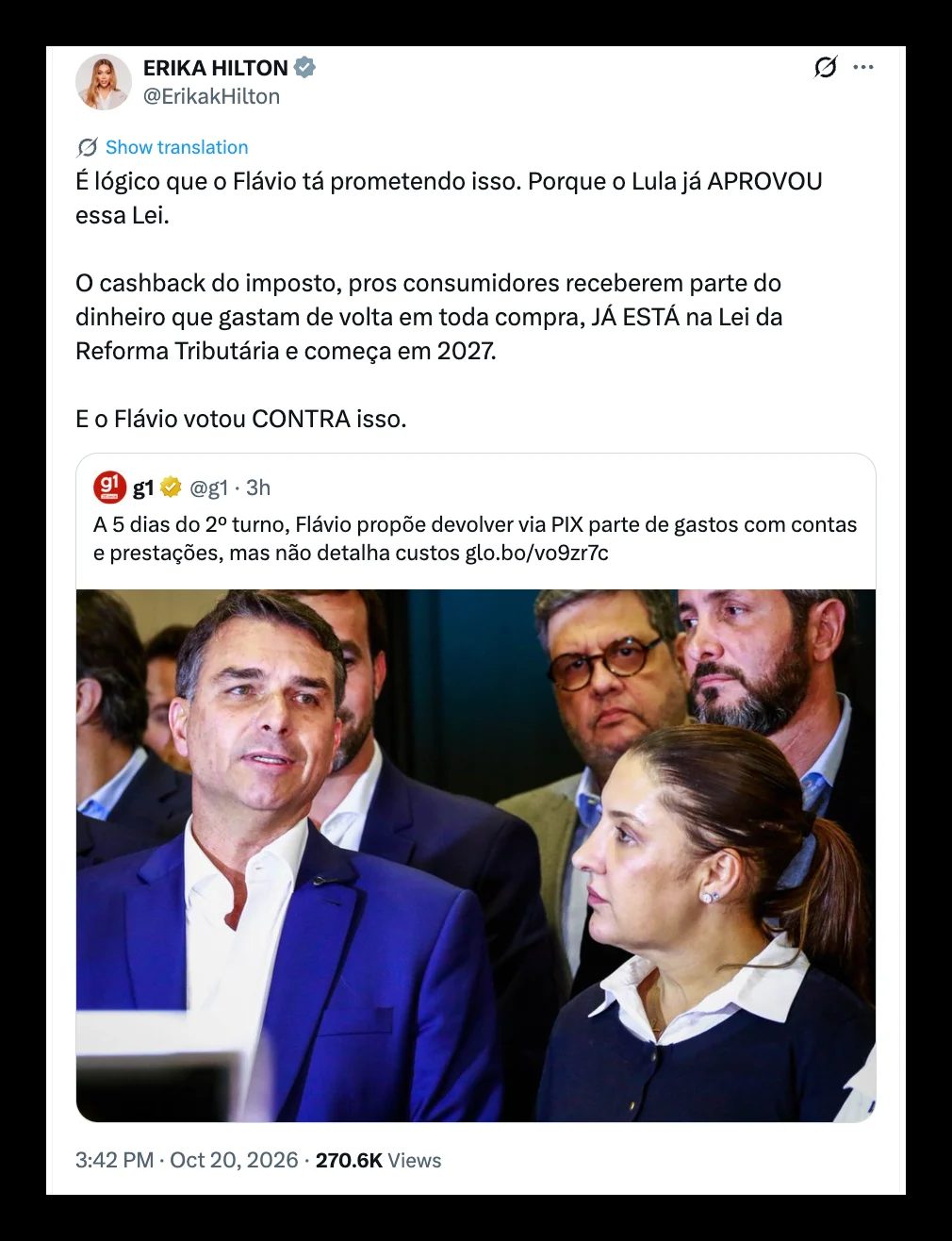 Flávio anuncia “Vira Pix” para devolver parte de gastos com contas