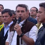 Flávio Bolsonaro, candidato à Presidência pelo PL, defende investimentos em ferrovias e em obras de contenção