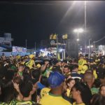 Flávio Bolsonaro, candidato do PL à Presidência, se reúne com cantores sertanejos em Goiás