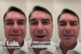 Flávio Bolsonaro recua e diz que irá ao debate no domingo após Lula confirmar presença