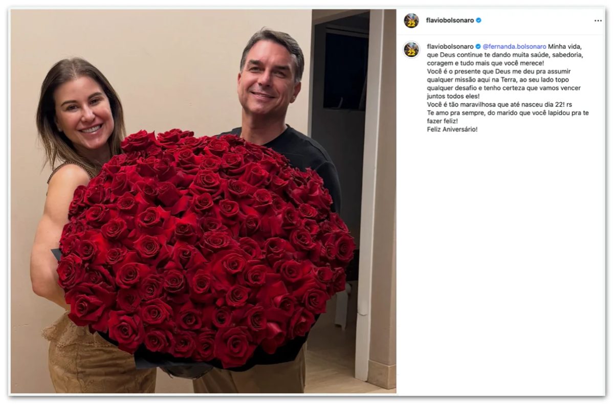 Flávio cancela participação em live por aniversário de Fernanda