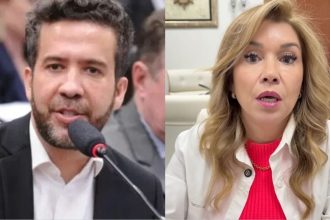 Flávio convida ex de Janones, que tem medida protetiva, para debate