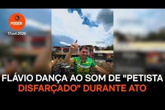 Flávio dança ao som do funk “petista disfarçado” em Vitória; assista