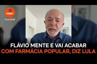 Flávio mente e vai acabar com Farmácia Popular, diz Lula