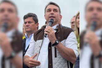 Flávio promete retomar obras contra enchentes no RS caso eleito