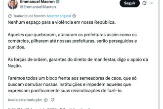 França prende ao menos 400 em protestos pelo país