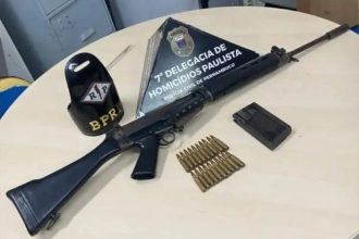 Fuzil desaparecido após fuga de soldado do Exército é localizado e apreendido após 11 dias