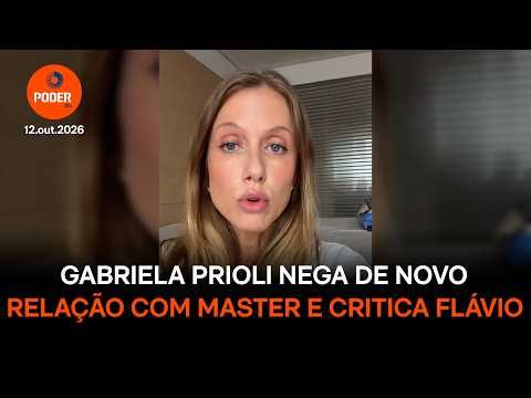 Gabriela Prioli nega de novo relação com Master e critica Flávio