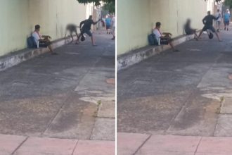 Homem é preso após agredir o outro com bengala em Ribeirão Preto, SP; vítima está em estado grave