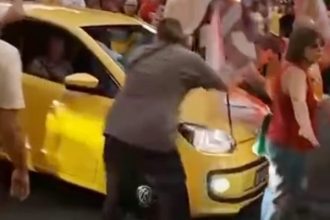 Homem é preso após atropelar idoso em ato pró-Lula em BH