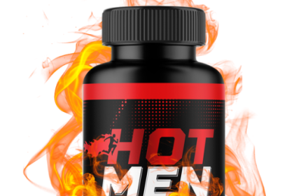 Embalagem do suplemento masculino Hot Men Caps anunciada na página do vendedor