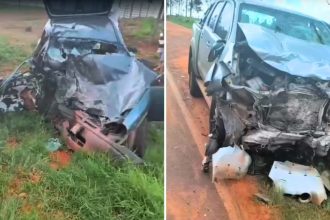 Identificadas vítimas de batida frontal entre carro e caminhonete em rodovia no interior de SP