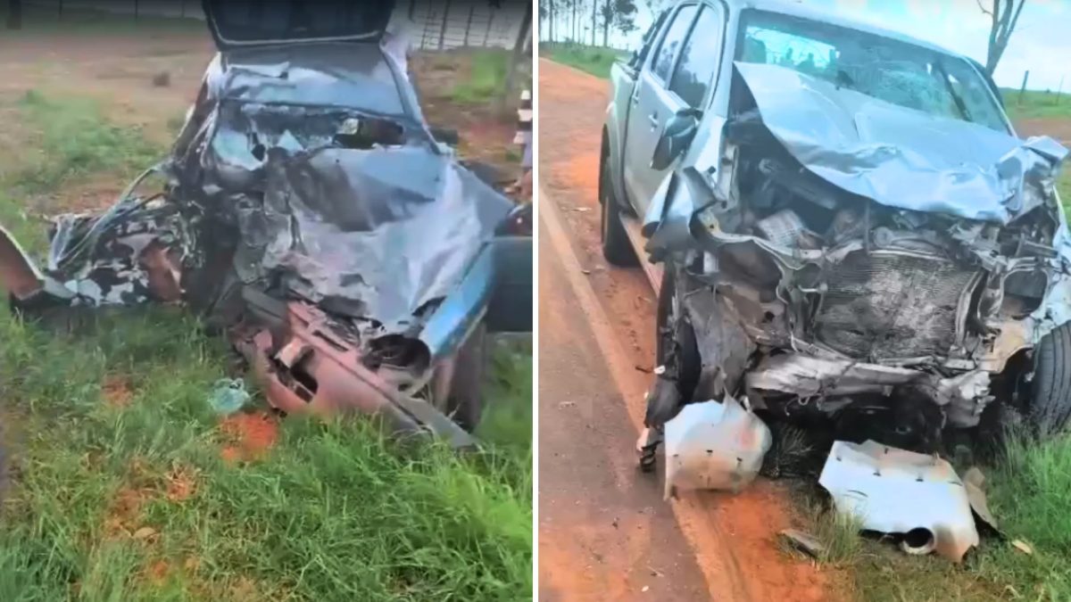 Identificadas vítimas de batida frontal entre carro e caminhonete em rodovia no interior de SP
