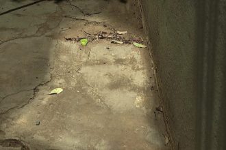 Imagem misteriosa em calçada atrai fiéis e intriga moradores no interior de SP; o que você vê?