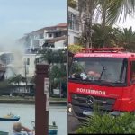 Incêndio atinge restaurante na Orla Bardot, em Armação dos Búzios