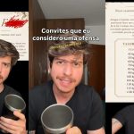 Influenciador do interior de SP viraliza ao ‘desmascarar’ regras absurdas em convites de casamento e festas