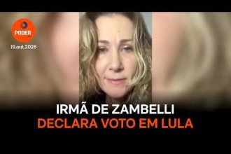 Irmã de Zambelli declara voto em Lula