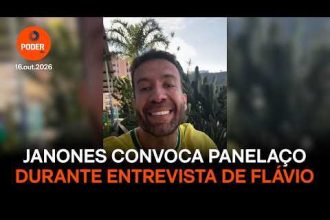 Janones convoca panelaço durante entrevista de Flávio na “Globo”