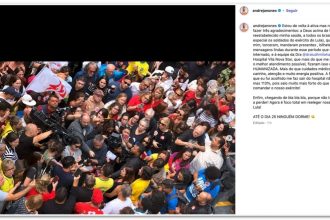 Janones recebe alta em SP e diz que retomará campanha
