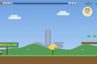 Jogo inspirado em Mario reúne Flávio, Lula e Polícia Federal