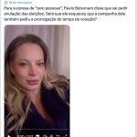 Joice Hasselmann ironiza Flávio por querer anular eleição