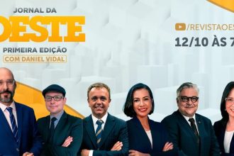 Jornal da Oeste, Primeira Edição: assista ao noticiário de 12/10/2026