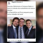 Justiça mantém condenação de petista por montagem com Jair e Vorcaro