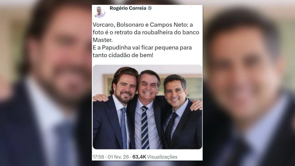 Justiça mantém condenação de petista por montagem com Jair e Vorcaro