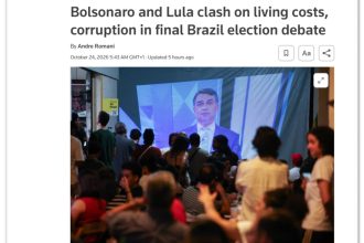 Leia o que a mídia internacional diz sobre o debate da “Globo”