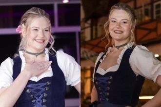 Leitora e jogadora de vôlei: quem é a nova rainha da Oktoberfest Blumenau