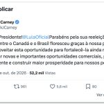 Líderes internacionais dão parabéns a Lula pela vitória