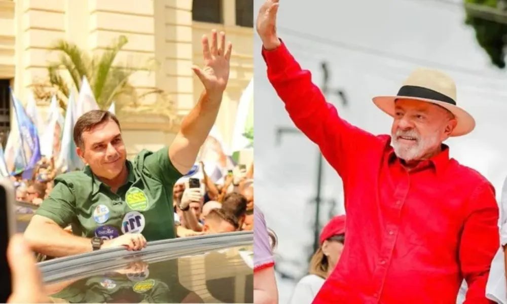 Lula tem 49% de rejeição e Flávio Bolsonaro, 46%, diz Gerp