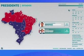 Lula venceu nas duas cidades em que empatou com Flávio no 1º turno