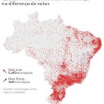 Mapa da virada: onde Lula avançou e como mudou a votação de Flávio Bolsonaro entre o 1º e o 2º turno