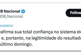 Marinho, TSE e partidos se manifestam sobre carta de Flávio Bolsonaro