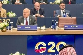 Mauro Vieira participa de encontro de chanceleres do G20 e terá reunião com secretário de Estado dos EUA