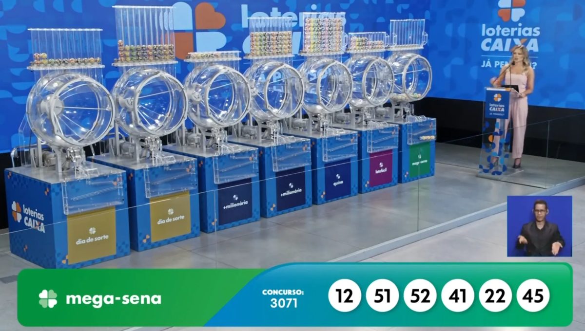 Mega-Sena, concurso 3071: confira os números sorteados