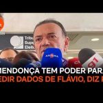 Mendonça tem poder para pedir dados de Flávio, diz PT